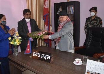 कामै नगरेका प्रादेश २ लोक सेवाले बुझाए वार्षिक प्रतिवेदन