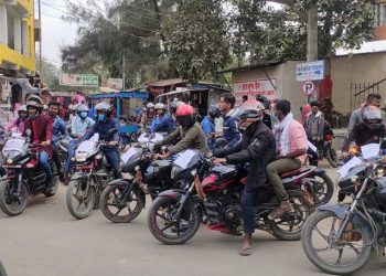 मुम्बई आतंकी हमला विरुद्ध जनकपुरधाममा रैली प्रदर्शन