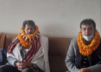 आँखा अस्पतालका पदाधिकारीले गरे पदभार ग्रहण