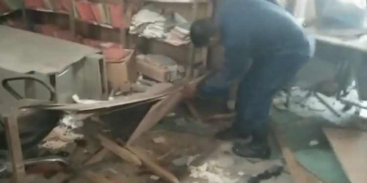 सिरहाको मालपोत कार्यालयमा बम बिस्फोट , ७ घाइते