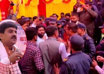 राज्यमन्त्री यादवमाथि कुर्सी प्रहार, राज्यमन्त्री भन्छन गलत हल्ला फैलाइयाे