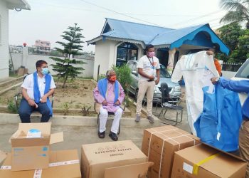 प्रदेश २ सरकारलाई स्वास्थ्य सामाग्री सहयाेग