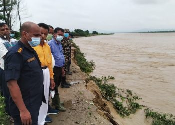 कमला नदीले तटबन्ध कटान गर्दै, सर्तक रहन रेडक्रसकाे आग्रह