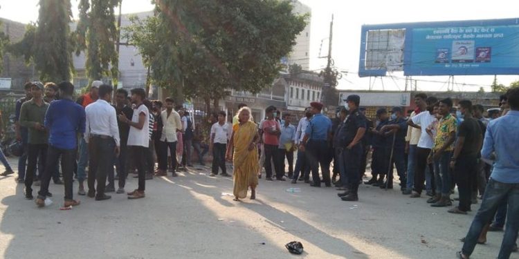 राजर्षि जनक विश्वविद्यालयका विद्यार्थीहरु आन्दोलित