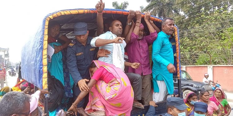 मुख्यमन्त्री कार्यालय घेराउ गर्न खोज्ने ३९ अभियानी पक्राउ