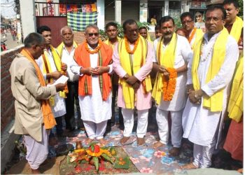 याेजना अवधि सकिन लाग्दा जनकपुरधाम ५ मा आधारभूत स्वास्थ्य केन्द्रकाे शिलान्यास