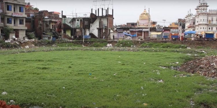 जनकपुरधाम उपहानगरको लापरवाही : ७ वर्षमा पनि सम्पन्न भएन तेलहा मडहा पोखरी सौन्दर्यीकरण