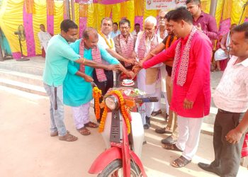 २५ वर्षदेखि एउटै मोटरसाइकलको साथ, मनाइयो सिल्बर जुबिली