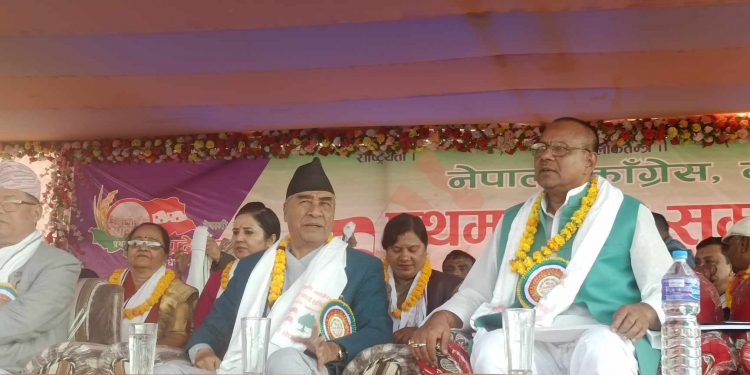 कांग्रेसलाई अन्तर्घातबाट जोगाउन : सभापति देउवा