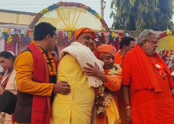 सम्धी मिलान गर्दै  श्रीरामको तिलकोत्सव सम्पन्न