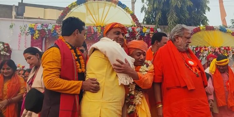 सम्धी मिलान गर्दै  श्रीरामको तिलकोत्सव सम्पन्न