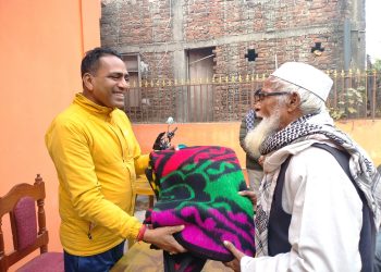 जाड़ोबाट जोगिन मोलवीहरुलाई कम्बल वितरण