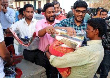 आगलागी पिडीतलाई न्यूरोले दिए राहत