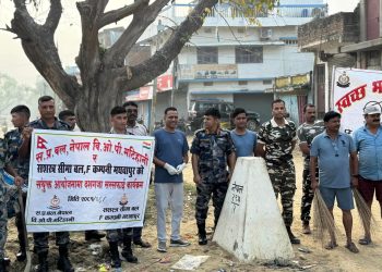 वडा दशैंको अवसरमा मटिहानीमा सरसफाई