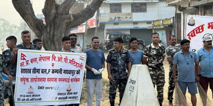 वडा दशैंको अवसरमा मटिहानीमा सरसफाई