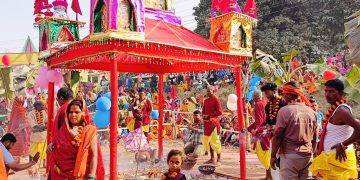 बघचौडामा जलकी कमलामाईकाे भव्य पुजा