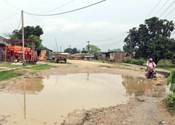 पांच वर्षदेखि सिरहाको गोलबजार–लगडी–गदियानी सडक अधुरै