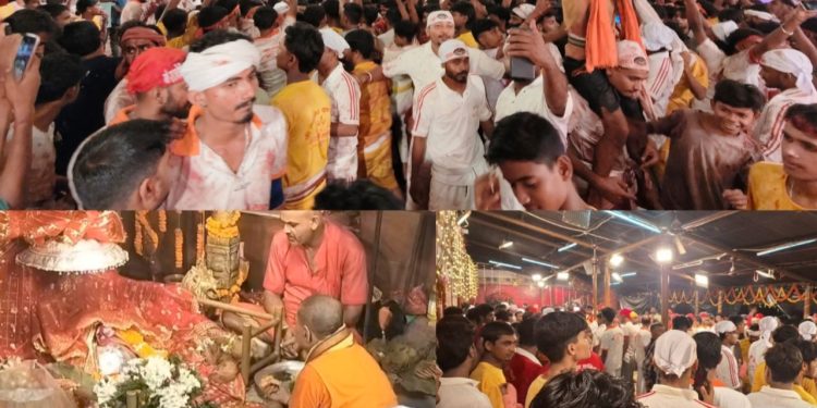 राजदेवी मन्दिरमा १४ हजार ९०३ बोकाको बलि प्रदान