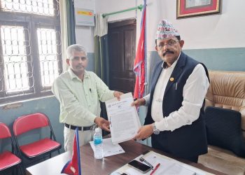 गापा अध्यक्ष नै वडा कार्यालय आगजनी र तोडफोड गरेकाे आराेप