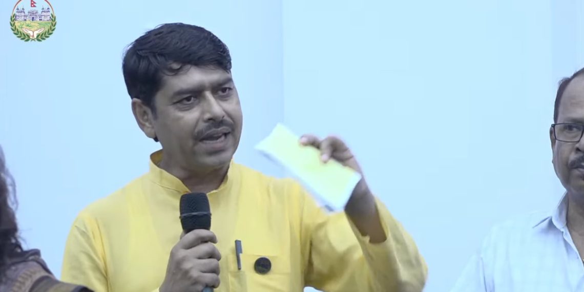 मधेश सरकार दास र लाश हुन् : सांसद महतो